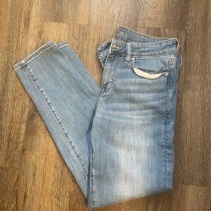 American Eagle Outfitters Women's Light Blue Skinny Jeans
